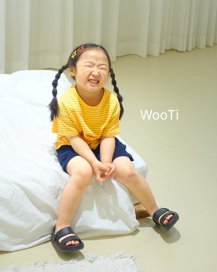 Wooti - Korean Children Fashion - #childofig - Traffic Light Stripe Tee - 8