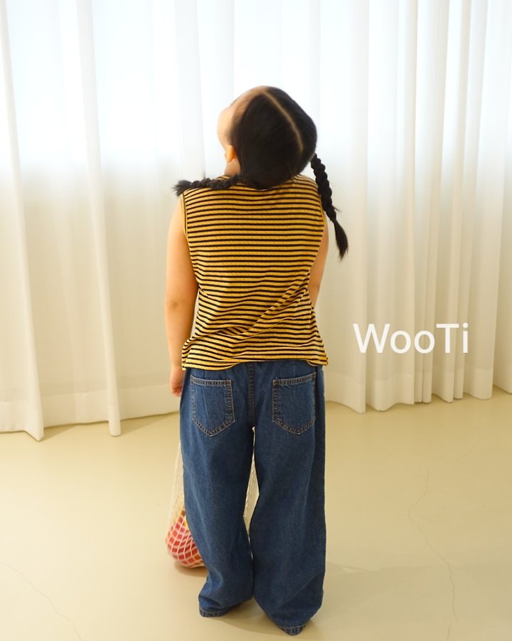 Wooti - Korean Children Fashion - #designkidswear - Colorful Eyelet Sleeveless Top - 8