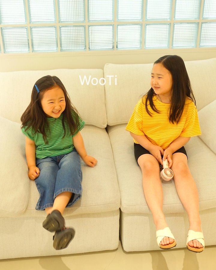 Wooti - Korean Children Fashion - #discoveringself - Traffic Light Stripe Tee - 11