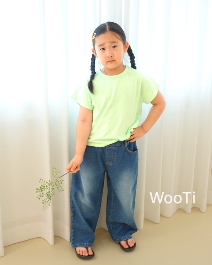 Wooti - Korean Children Fashion - #kidsshorts - Coco Cap Sleeve Tee - 10