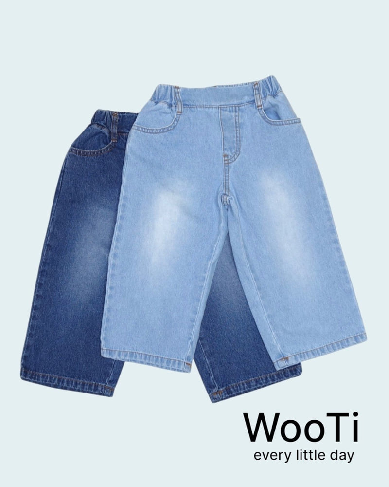 Wooti - Korean Children Fashion - #kidsstore - Move Denim Pants