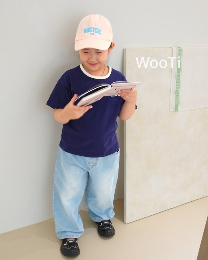 Wooti - Korean Children Fashion - #kidzfashiontrend - Move Denim Pants - 2