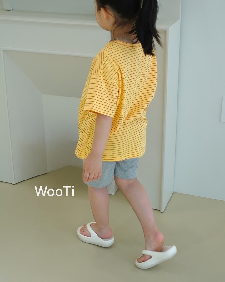 Wooti - Korean Children Fashion - #littlefashionista - Traffic Light Stripe Tee - 4