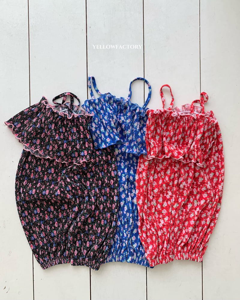 Yellow Factory - Korean Children Fashion - #designkidswear - Kawaii Strap Sleeveless - 3