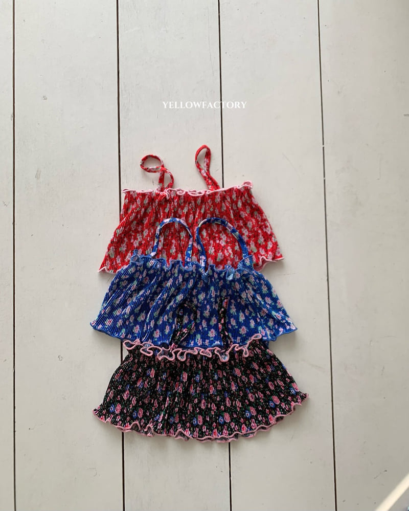 Yellow Factory - Korean Children Fashion - #designkidswear - Kawaii Strap Sleeveless - 4