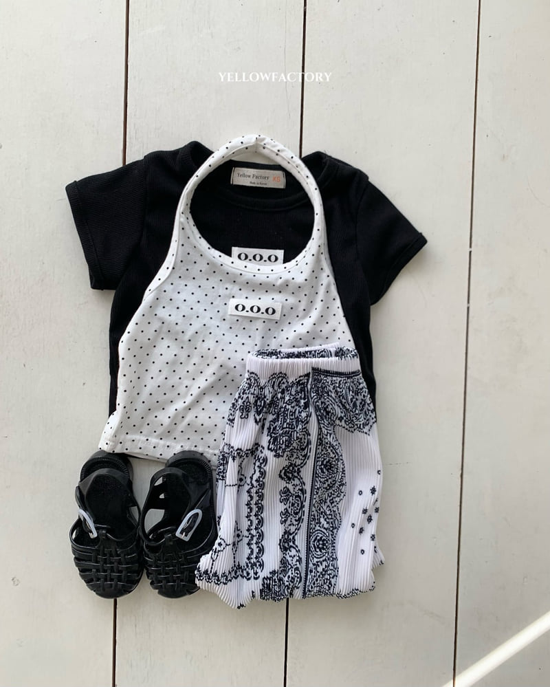 Yellow Factory - Korean Children Fashion - #littlefashionista - Nana Halter Neck Top - 6