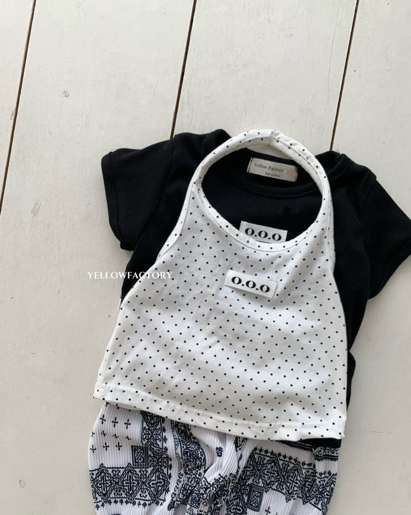 Yellow Factory - Korean Children Fashion - #minifashionista - Nana Halter Neck Top - 8