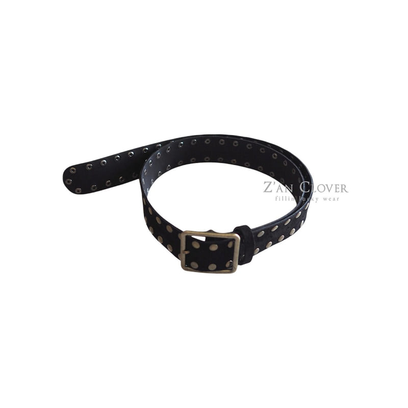 Zan Clover - Korean Children Fashion - #Kfashion4kids - Suede Stud Belt - 6