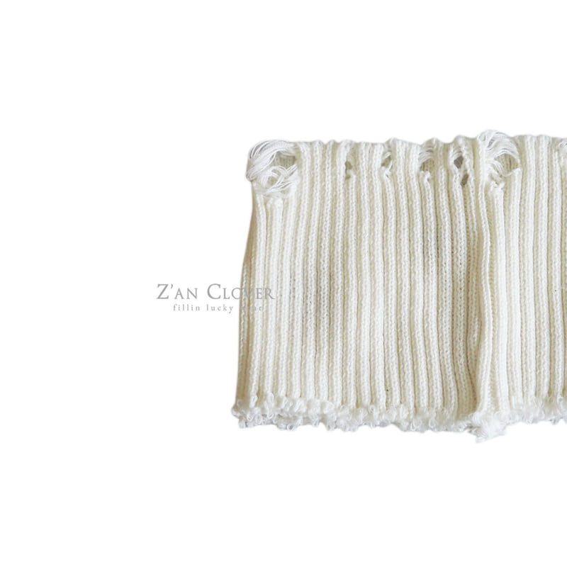 Zan Clover - Korean Children Fashion - #childofig - Eyelet Knit Hairband - 6