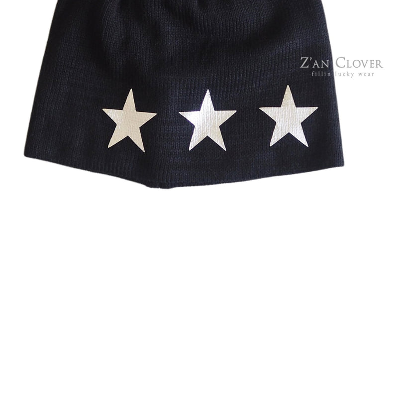 Zan Clover - Korean Children Fashion - #prettylittlegirls - Triple Star Beanie - 4
