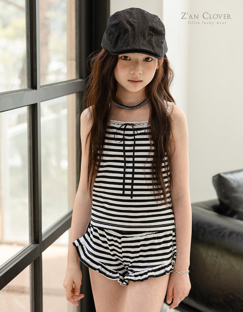 Zan Clover - Korean Children Fashion - #stylishchildhood - Marine Frill Set-Up - 4