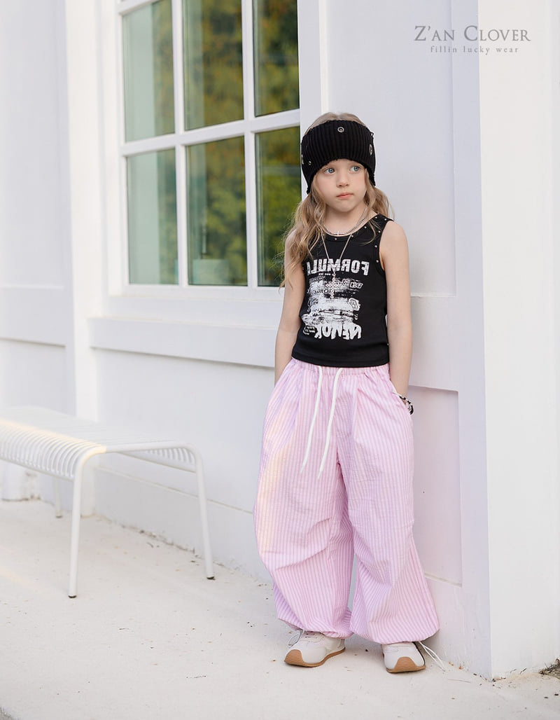 Zan Clover - Korean Children Fashion - #childofig - Stud Graphic Sleeveless - 10