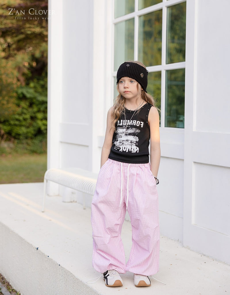 Zan Clover - Korean Children Fashion - #childofig - Stud Graphic Sleeveless - 11