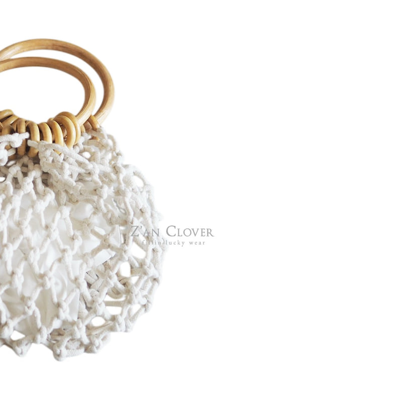 Zan Clover - Korean Children Fashion - #childrensboutique - Wood Ring Net Bag - 9