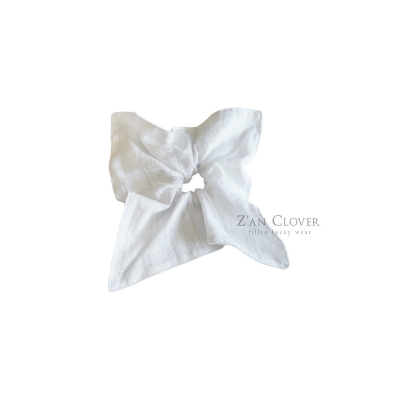 Zan Clover - Korean Children Fashion - #childrensboutique - Blue Marine Scrunchie - 3