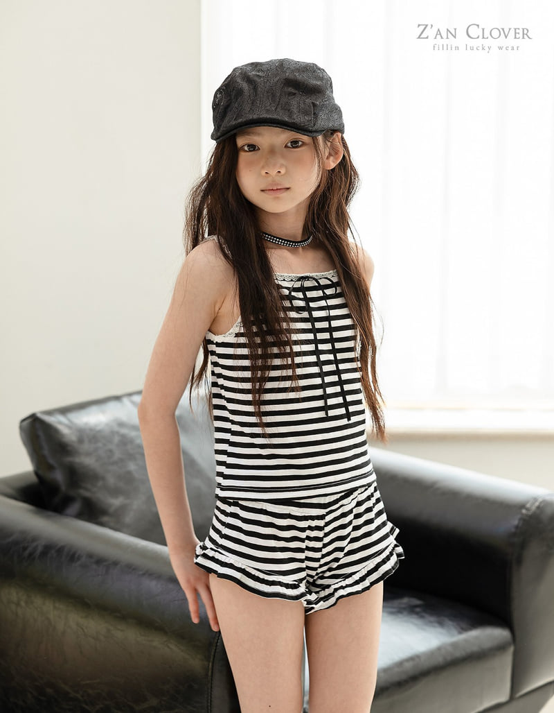 Zan Clover - Korean Children Fashion - #childrensboutique - Marine Frill Set-Up - 5