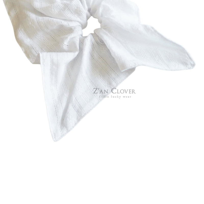 Zan Clover - Korean Children Fashion - #childrensboutique - Blue Marine Scrunchie - 4