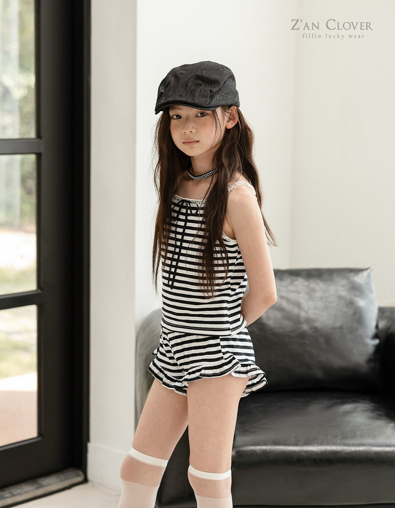 Zan Clover - Korean Children Fashion - #designkidswear - Marine Frill Set-Up - 6