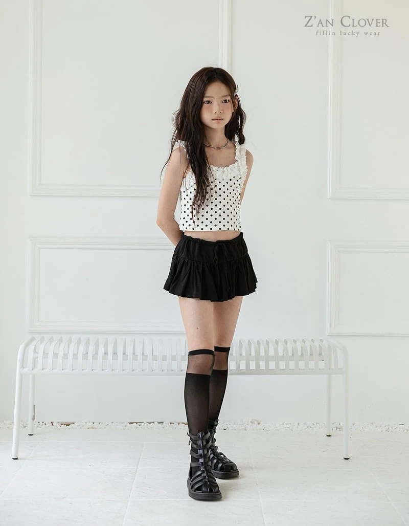 Zan Clover - Korean Children Fashion - #discoveringself - Dot Frill Sleeveless - 8