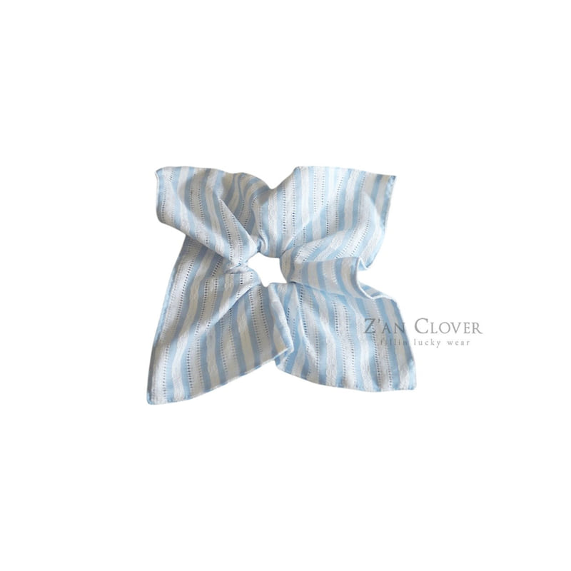 Zan Clover - Korean Children Fashion - #fashionkids - Blue Marine Scrunchie - 6