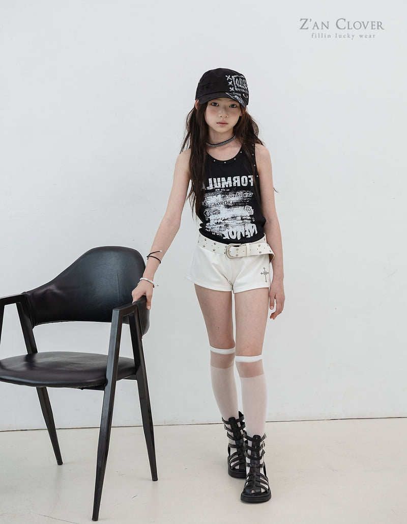 Zan Clover - Korean Children Fashion - #fashionkids - Cross Biker Shorts - 10