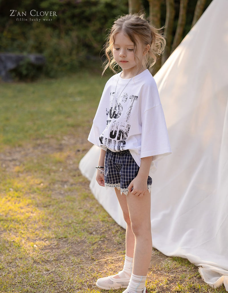 Zan Clover - Korean Children Fashion - #kidsshorts - Just Boxy Tee - 11