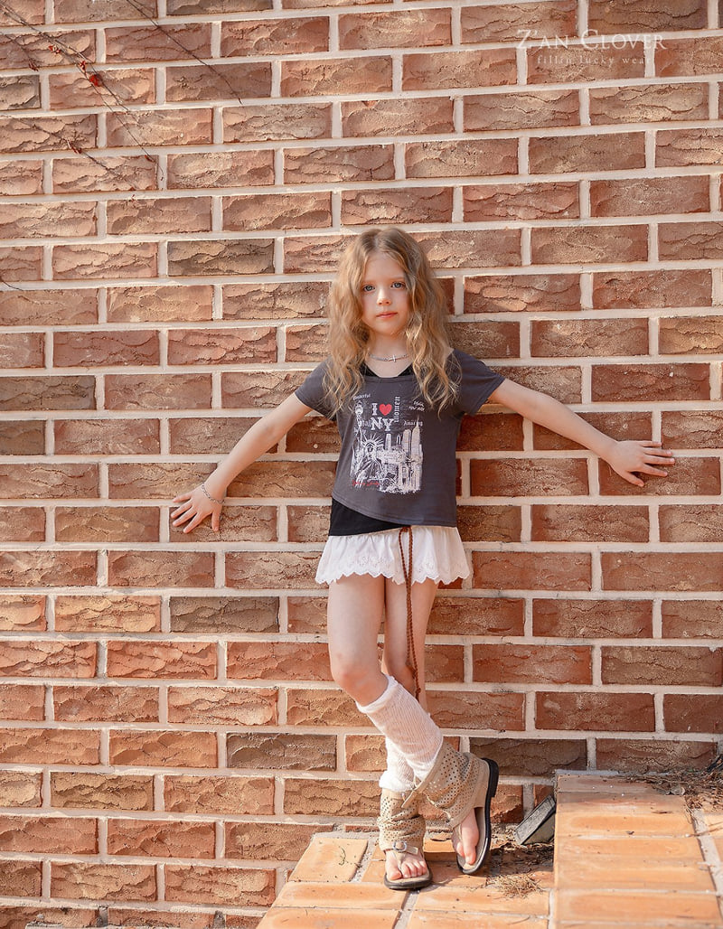 Zan Clover - Korean Children Fashion - #kidsstore - New York Halter Tee - 9