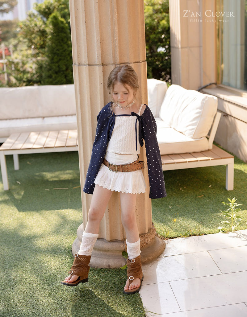 Zan Clover - Korean Children Fashion - #kidzfashiontrend - Heart Crop Cardigan - 9