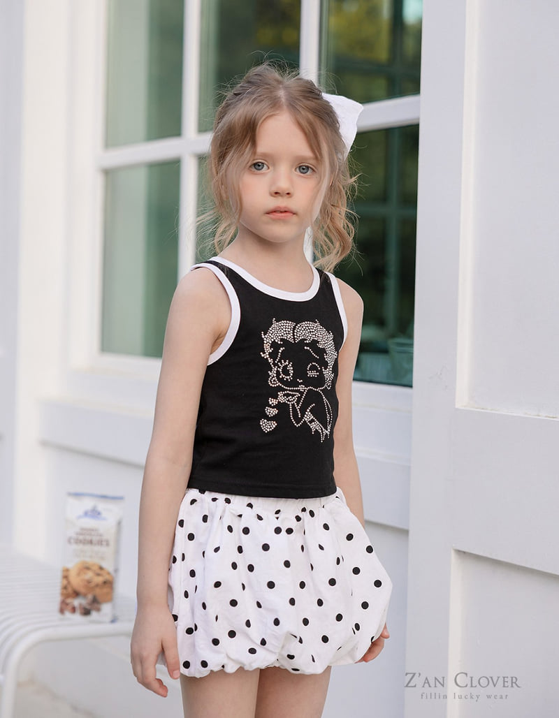 Zan Clover - Korean Children Fashion - #kidsstore - Betty Hotfix Sleeveless - 4