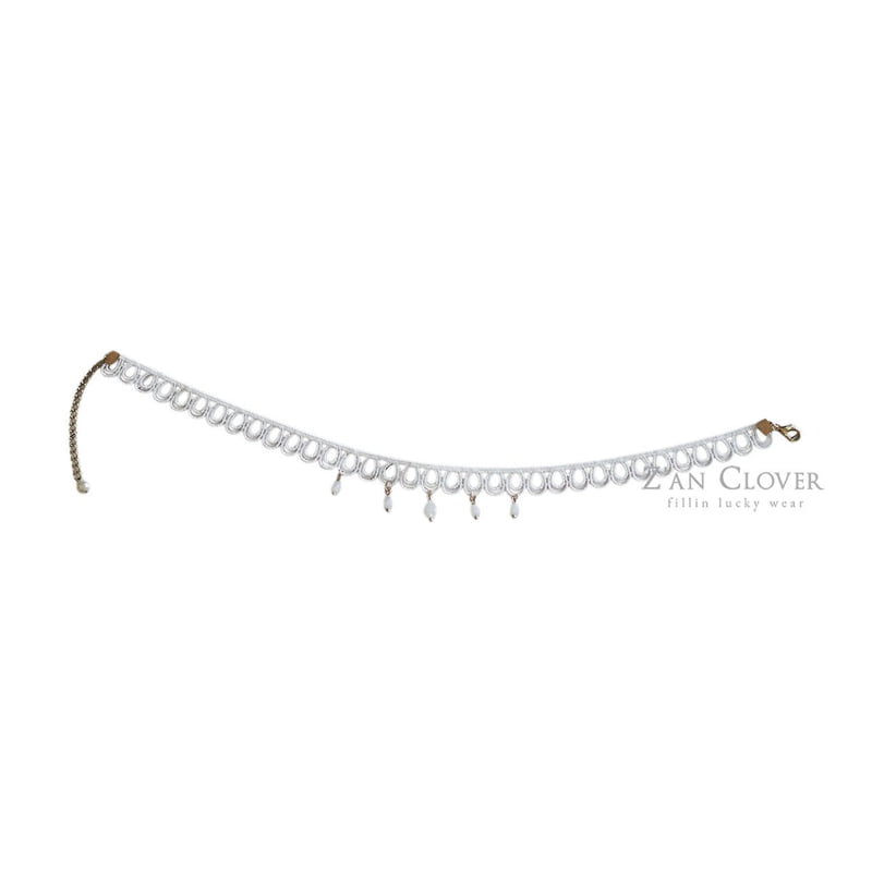 Zan Clover - Korean Children Fashion - #littlefashionista - Drop Lace Choker - 6