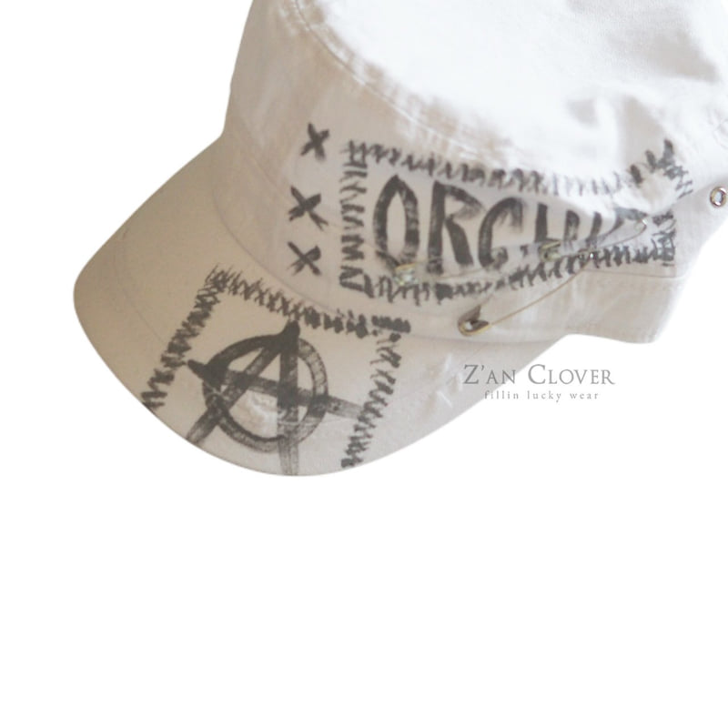 Zan Clover - Korean Children Fashion - #littlefashionista - Graffiti Cap - 5