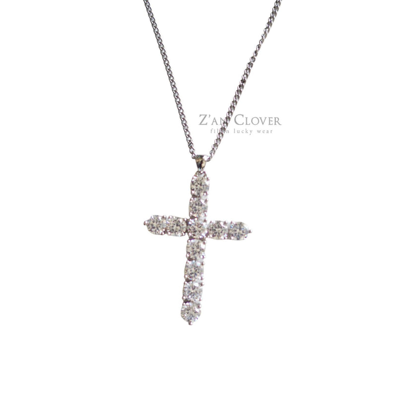 Zan Clover - Korean Children Fashion - #Kfashion4kids - Cubic Cross Long Necklace - 4