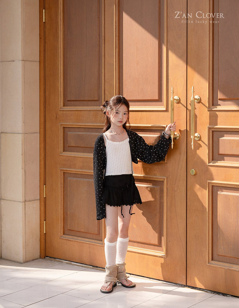 Zan Clover - Korean Children Fashion - #littlefashionista - Heart Crop Cardigan - 11