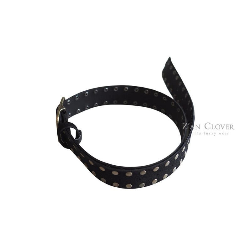 Zan Clover - Korean Children Fashion - #magicofchildhood - Suede Stud Belt - 8