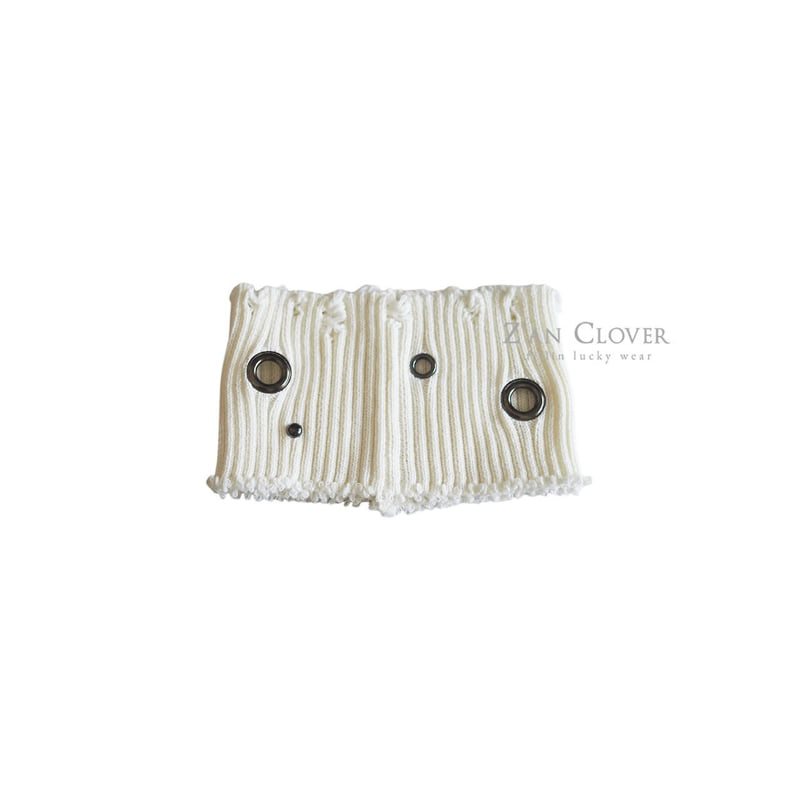 Zan Clover - Korean Children Fashion - #magicofchildhood - Eyelet Knit Hairband - 3