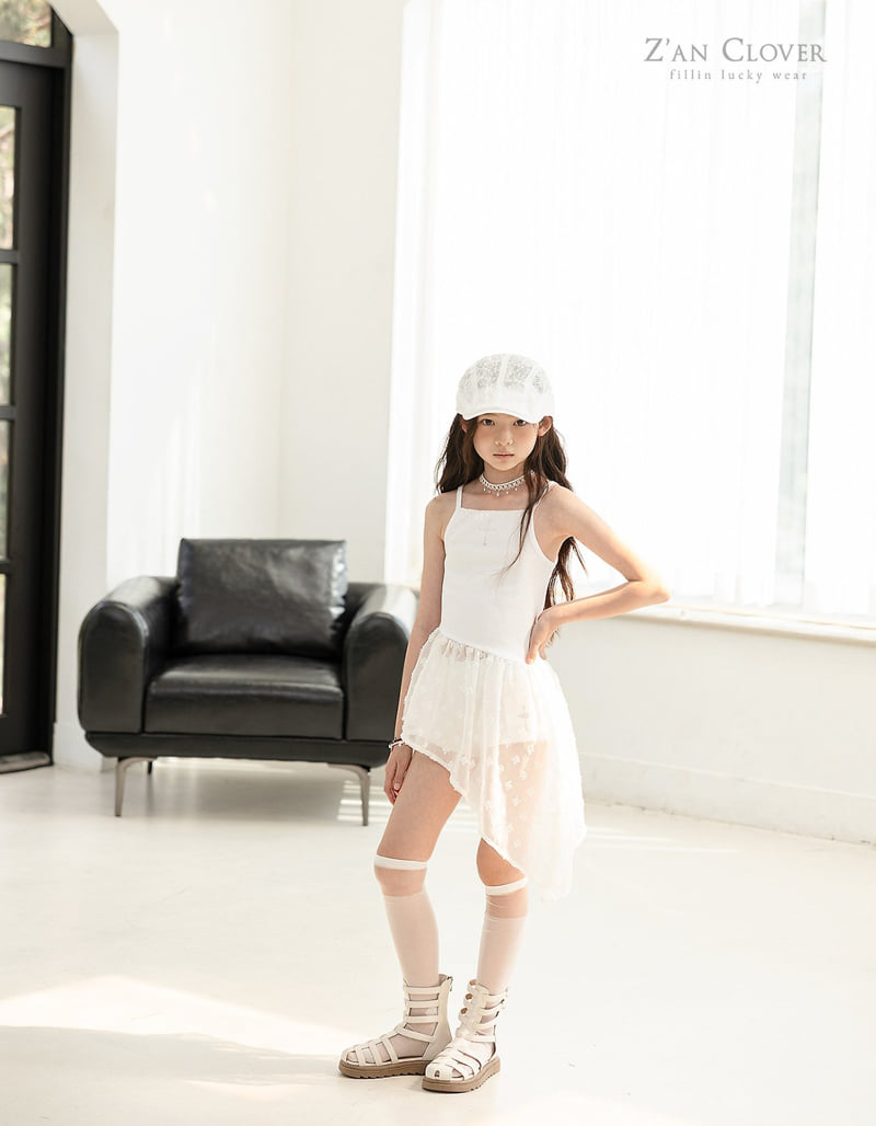 Zan Clover - Korean Children Fashion - #magicofchildhood - Unbalanced Slip One-piece Top - 9