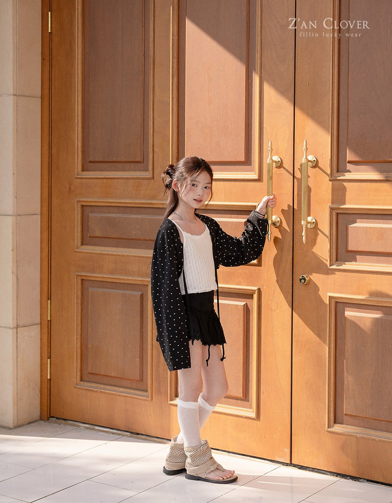 Zan Clover - Korean Children Fashion - #magicofchildhood - Heart Crop Cardigan - 12