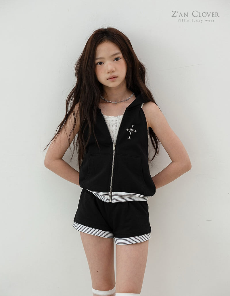 Zan Clover - Korean Children Fashion - #magicofchildhood - Halter Hoodie Set-Up (Junior) - 9