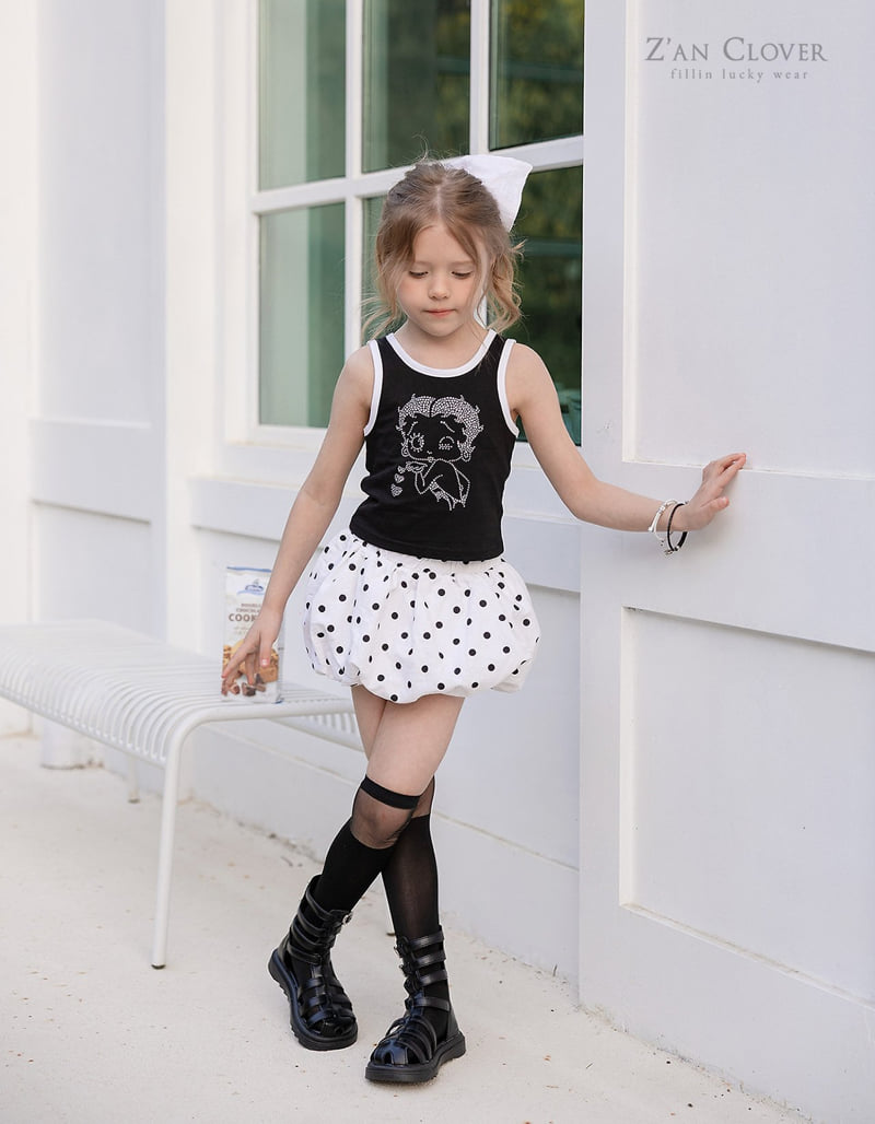 Zan Clover - Korean Children Fashion - #magicofchildhood - Betty Hotfix Sleeveless - 7