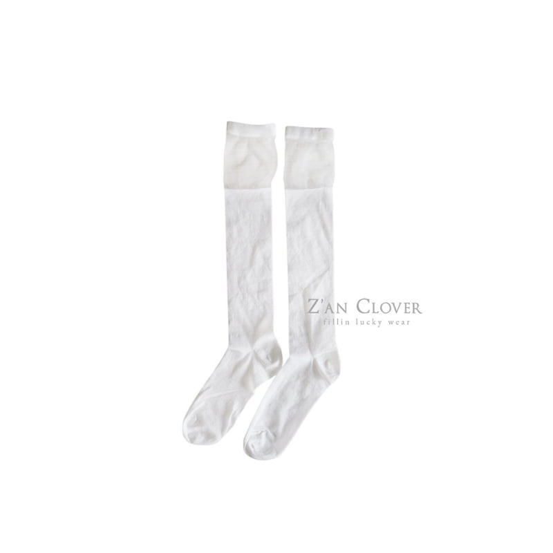 Zan Clover - Korean Children Fashion - #minifashionista - See-Through Knee Socks - 6