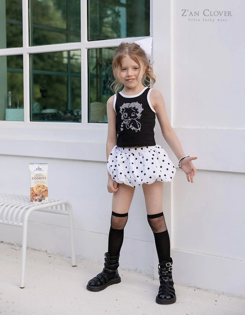 Zan Clover - Korean Children Fashion - #minifashionista - Betty Hotfix Sleeveless - 8