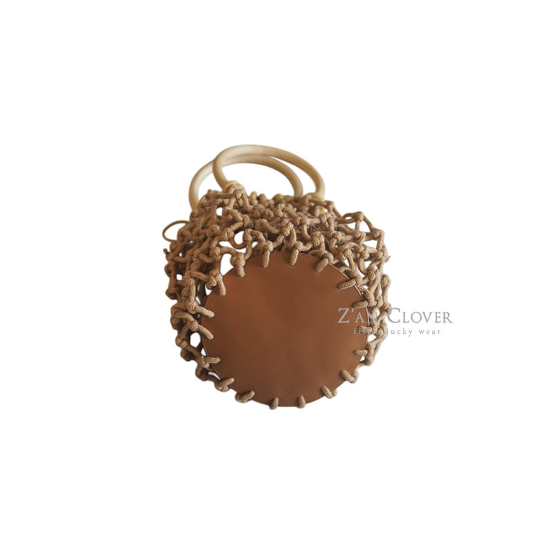 Zan Clover - Korean Children Fashion - #prettylittlegirls - Wood Ring Net Bag - 6