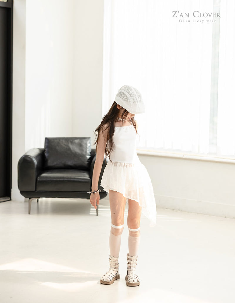 Zan Clover - Korean Children Fashion - #prettylittlegirls - Unbalanced Slip One-piece Top - 11