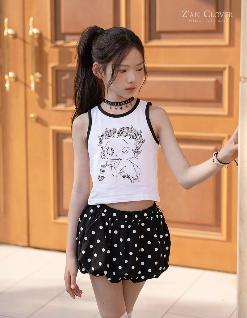 Zan Clover - Korean Children Fashion - #prettylittlegirls - Betty Hotfix Sleeveless - 9
