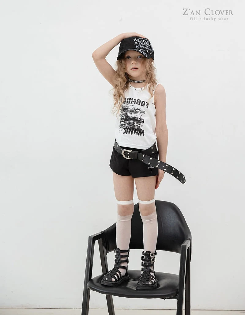 Zan Clover - Korean Children Fashion - #stylishchildhood - Cross Biker Shorts - 5