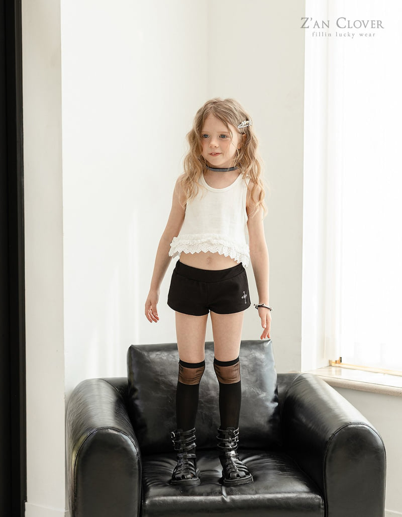 Zan Clover - Korean Children Fashion - #stylishchildhood - Tiered Lace Sleeveless - 11