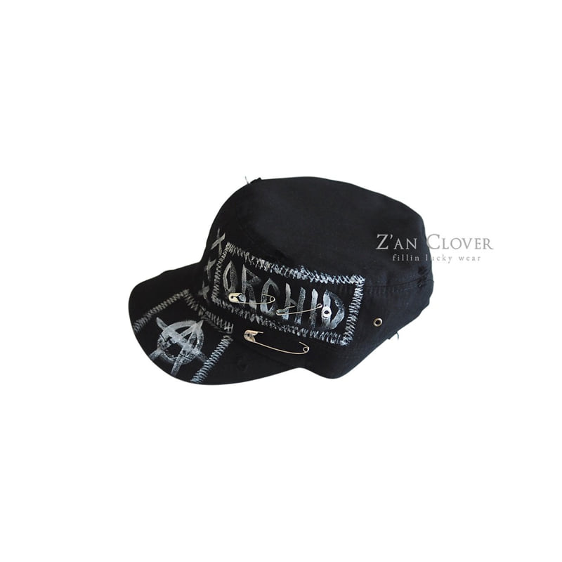 Zan Clover - Korean Children Fashion - #todddlerfashion - Graffiti Cap - 9