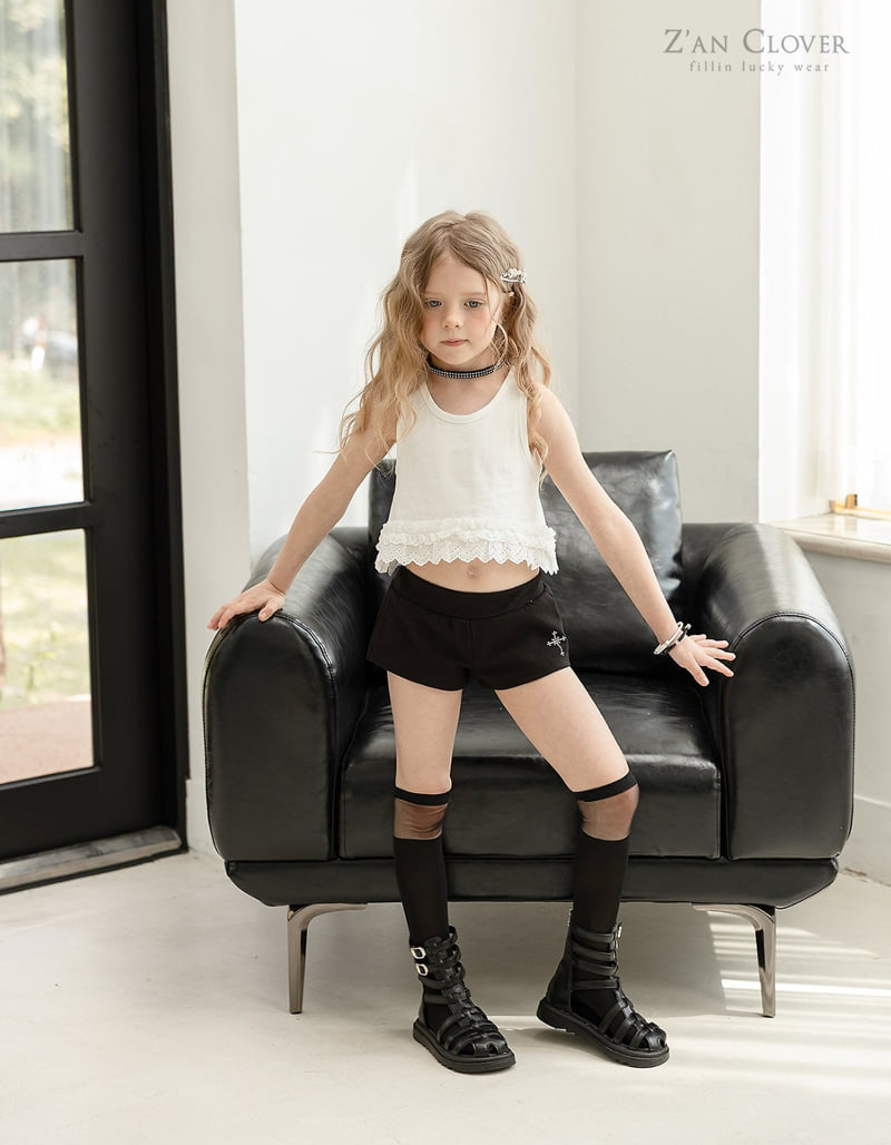 Zan Clover - Korean Children Fashion - #todddlerfashion - Tiered Lace Sleeveless - 9