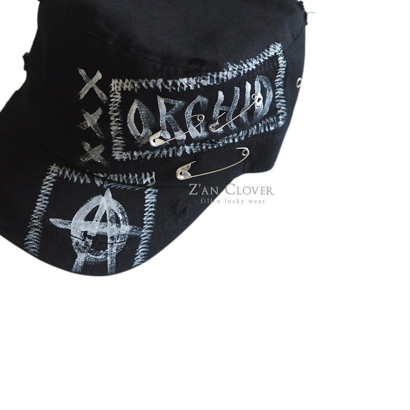 Zan Clover - Korean Children Fashion - #toddlerclothing - Graffiti Cap - 10