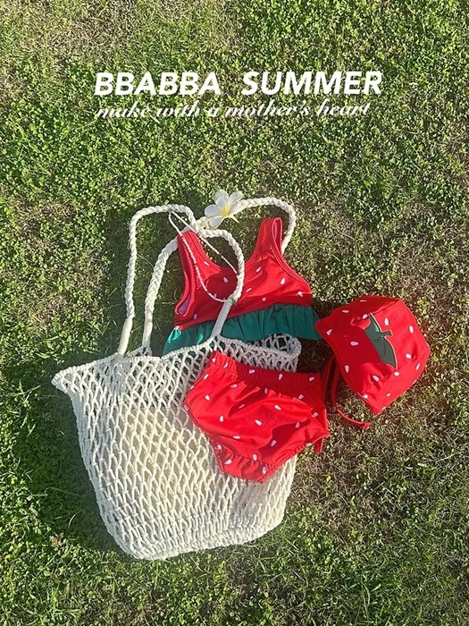 Strawberry Bikini (set of 3)